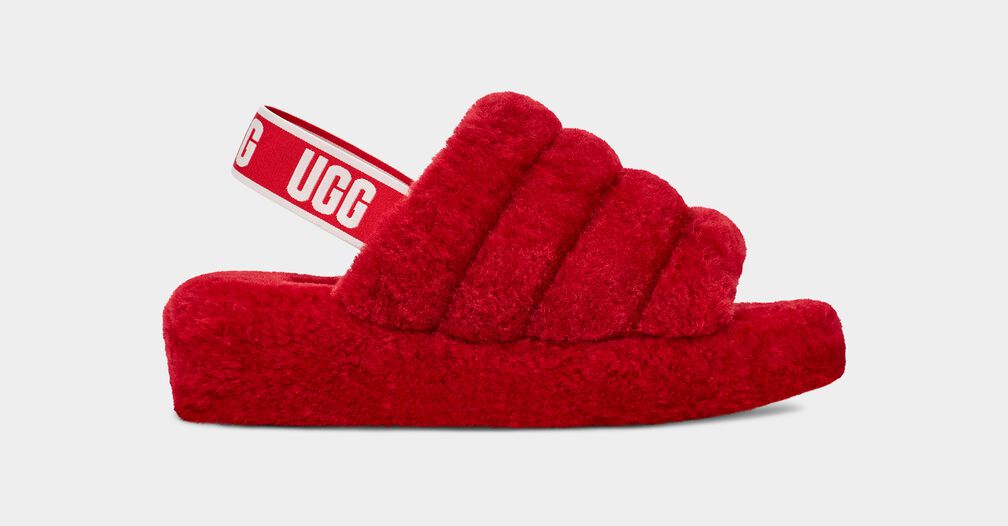 Red ugg online slide